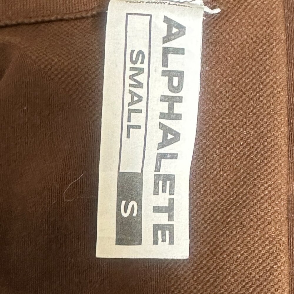 ALPHALETE Amplify Scrunch Brown Yoga Leggings - Picture 4 of 6